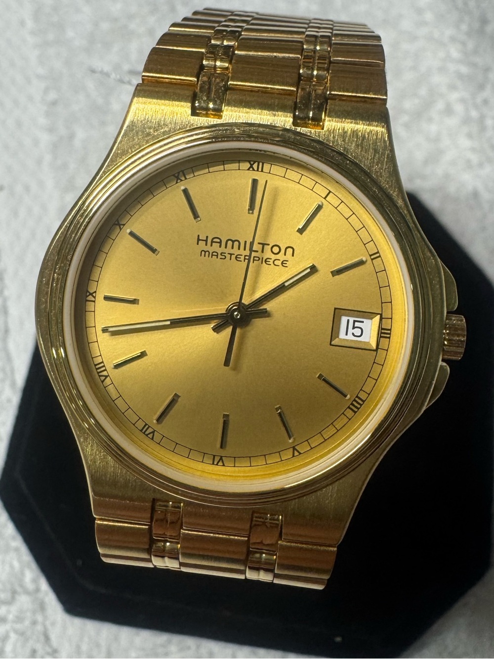 #031 Hamilton Gold-Tone Men's Dress Watch